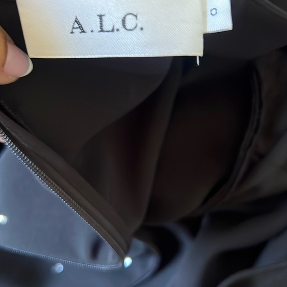 A.L.C. Lana Studded Long-Sleeve Mini Dress - Picture 12 of 12